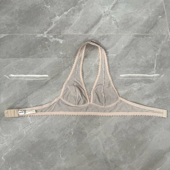 Women’s Free People Boho Patterned Lace Halter Bralette Top XS - Picture 11 of 16